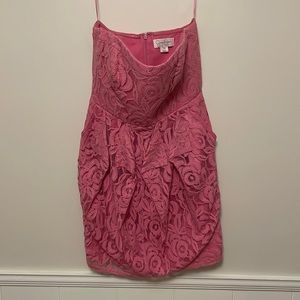Jessica Simpson pink strapless dress women’s size 4